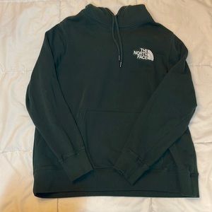 north face green hoodie